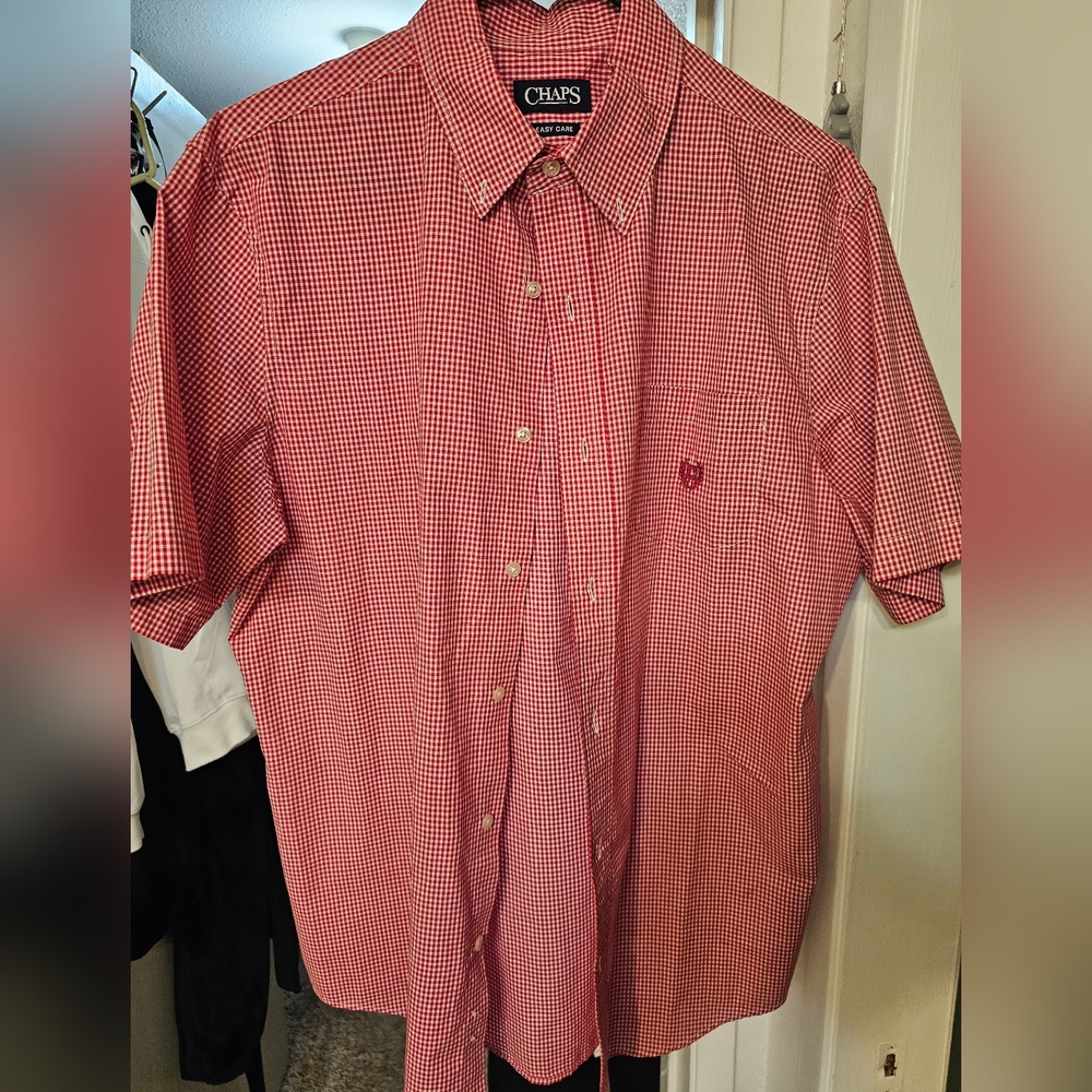 Chaps button up short sleeve